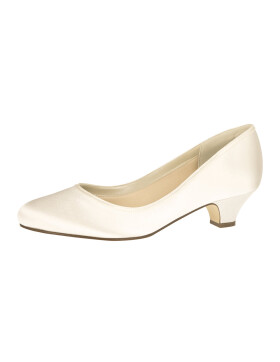Brautschuhe Paula Ivory Satin SALE 6 - 39