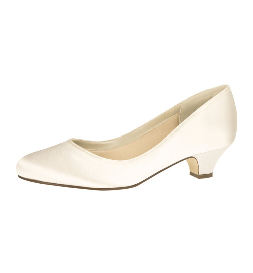 Brautschuhe Paula Ivory Satin SALE 9 - 42