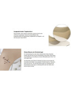 Brautschuhe Margie Ivory Satin/ Fine Glitter Gr.SALE 38,5