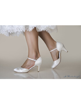 Brautschuhe Lilly Ivory Satin / G.Westerleigh 39 SALE