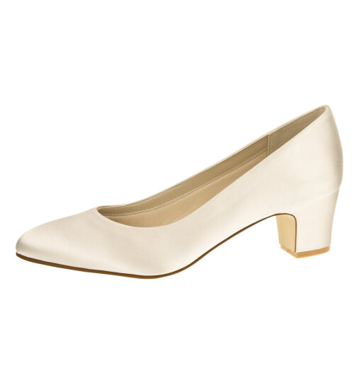 Brautschuhe Stephanie Ivory Satin SALE 5 - 38