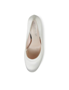 Brautschuhe Clair Ivory Satin/ Silver Mirror 6 - 39