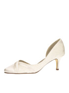 Brautschuhe Wilma Ivory Satin/ Spitze 39 Gr.SALE