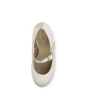 Brautschuhe Brautschuhe Madeline Ivory Satin SALE
