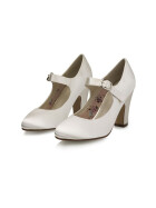 Brautschuhe Brautschuhe Madeline Ivory Satin SALE 7,5 - 40,5