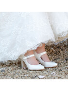 Brautschuhe Brautschuhe Madeline Ivory Satin SALE 7,5 - 40,5