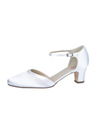 Brautschuhe Anika Pure White Satin / reduziert 3,5 - 36,5