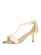 Brautschuhe Mirabelle Ivory Satin Brautschuh Rainbow Club SALE 4 - 36