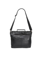 Bear Design Business- / Laptop- / Aktentasche Collegetasche XXL UNISEX, gewaschenes Leder CL32845