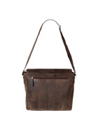 Bear Design Business- / Laptop- / Aktentasche Collegetasche XXL UNISEX, B&uuml;ffel Leder HD 31252