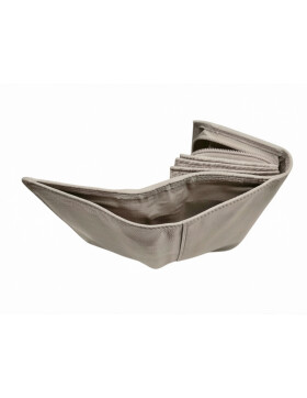 Leder Damen Geldbörse XXL, Lederbörse Portemonnaie Brieftasche Nappaleder mit Geldscheinfächer, Box Travel Organizer Helltan