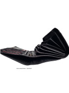 Leder Damen Geldbörse XXL, Lederbörse Portemonnaie Brieftasche Nappaleder mit Geldscheinfächer, Box Travel Organizer Schwarz