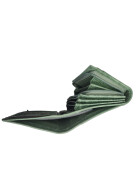 Leder Damen Geldbörse XXL, Lederbörse Portemonnaie Brieftasche Nappaleder mit Geldscheinfächer, Box Travel Organizer Grün