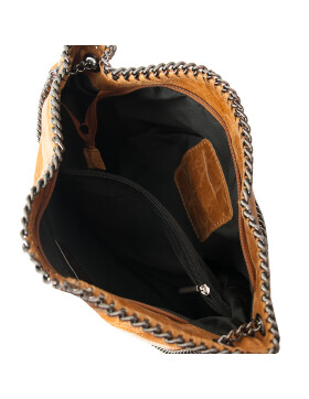 Damen Tasche echt.Leder, Leder Beuteltasche Taupe, Leder...