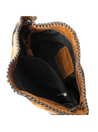 Kopie von Damen Tasche echt.Leder, Leder Beuteltasche Taupe, Schultertasche, Tote Bag Leder, Leder Beutel mit Ketten #1