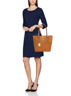 Damen Tasche Leder Cognac ,Shopper Henkeltasche Beutel Tote Bag