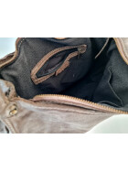 Damen Tasche Leder Messenger, Leder Schultertasche geflochten