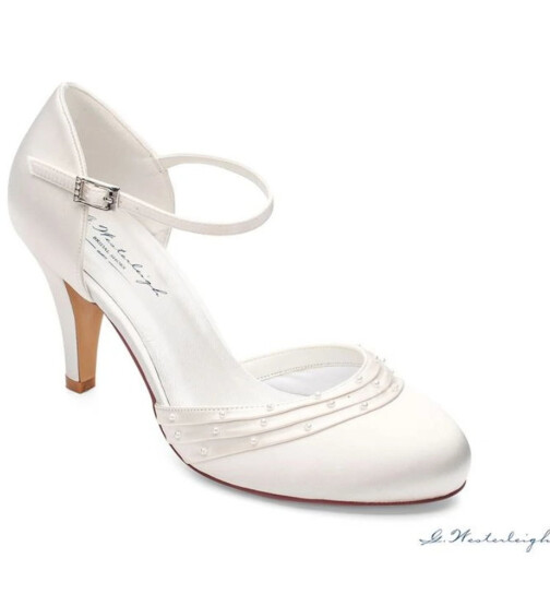 Brautschuhe Melissa Ivory Satin / G.Westerleigh 37, SALE