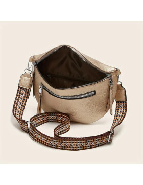 Trendige Funktionale Leder Damen Umh&auml;ngetasche mittelgro&szlig;, Brusttasche, G&uuml;rteltasche, H&uuml;fttasche mit Gurt