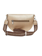 Trendige Funktionale Leder Damen Umh&auml;ngetasche mittelgro&szlig;, Brusttasche, G&uuml;rteltasche, H&uuml;fttasche mit Gurt
