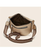 Trendige Funktionale Leder Damen Umh&auml;ngetasche mittelgro&szlig;, Brusttasche, G&uuml;rteltasche, H&uuml;fttasche mit Gurt