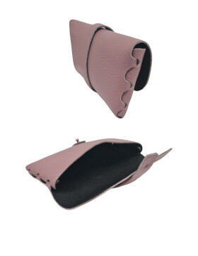 Damen Leder G&uuml;rteltasche, abnehmbare Taillie Tasche, Taillien Beutel, kleine G&uuml;rtelb&ouml;rse, H&uuml;ftb&ouml;rse Leder rose