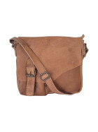 Bear Design UNISEX Messenger Tasche Umh&auml;ngetasche Crossbody &quot;Lauro&quot; CP0771 strapazierf&auml;giges Leder in Used Look