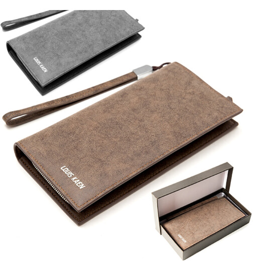 Damen Leder Geldb&ouml;rse, Portemonnaie, Brieftasche, Geldb&ouml;rse mit Gelenkschlaufe