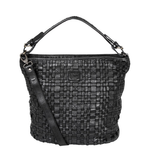 Leder Damen Tasche, Schultertasche Shopper, Lederbeutel  geflochten von Bear Design  CL32444