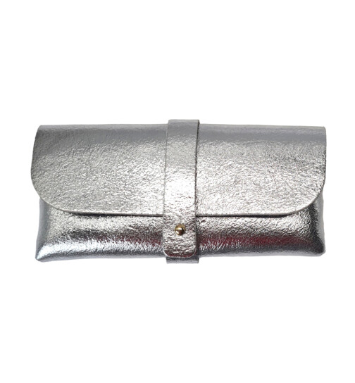 Damen Leder G&uuml;rteltasche, abnehmbare Taillie Tasche, Taillien Beutel, kleine G&uuml;rtelb&ouml;rse, H&uuml;ftb&ouml;rse Leder silber