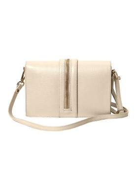 Leder Tasche, Umh&auml;ngetasche, Echt.Leder Clutch italienische Handarbeit Creme