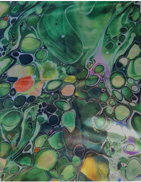 Damen Loop Schal, Schlauchschal &quot;Bubble&quot; Halstuch, Rundschal T&uuml;cher mehrfarbig gr&uuml;n