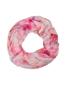 Damen Loop Schlauchschal dünn, Halstuch pink,...