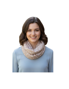 Damen Schal Loop Polka Dot, dünner Schlauchschal mit...