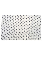 Damen Schal Loop Polka Dots, dünner Schlauchschal mit Punkten in Weiß aus weicher Viskose