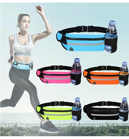 Sport-Hüfttasche, Fitness -Lauf-Gürteltasche, Aufbewahrungs-Hüfttasche Für Laufen Im Freien, Radfahren, Wandern Und Mehr dunkelgrau