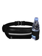 Sport-Hüfttasche, Fitness -Lauf-Gürteltasche, Aufbewahrungs-Hüfttasche Für Laufen Im Freien, Radfahren, Wandern Und Mehr schwarz