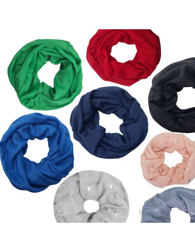 Damen Loop Schal Unifarben, Schlauchschal d&uuml;nn,...