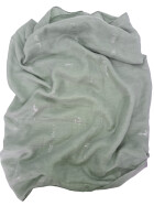 Damen Loop Schal  Unifarbe Grün / Oliv , Schlauchschal dünn, Halstuch Rundschal weiche Viskose /Baumwolle