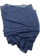 Damen Loop Schal Unifarben, Schlauchschal d&uuml;nn, Halstuch Rundschal weiche Viskose /Baumwolle