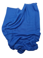 Damen Loop Schal Royal Blau, Schlauchschal dünn, Halstuch Rundschal weiche Viskose /Baumwolle