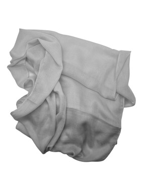 Damen Loop Schal Hellgrau, Schlauchschal dünn, Halstuch Rundschal weiche Viskose /Baumwolle