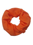 Damen Loop Schal Orange, Schlauchschal d&uuml;nn, Halstuch Rundschal weiche Viskose /Baumwolle