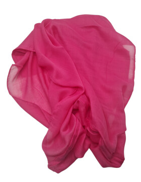 Damen Loop Schal Pink Fuchia, Schlauchschal d&uuml;nn, Halstuch Rundschal weiche Viskose /Baumwolle