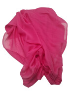 Damen Loop Schal Pink Fuchia, Schlauchschal d&uuml;nn, Halstuch Rundschal weiche Viskose /Baumwolle