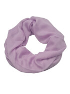 Damen Loop Schal Violett, Flieder, Schlauchschal dünn, Halstuch Rundschal weiche Viskose /Baumwolle