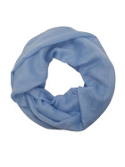 Damen Loop Schal Unifarben, Schlauchschal d&uuml;nn, Halstuch Rundschal weiche Viskose /Baumwolle