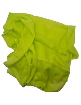 Damen Loop Schal Neon Grün, Schlauchschal dünn, Halstuch Rundschal weiche Viskose /Baumwolle