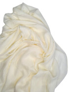 Damen Loop Schal Creme, Schlauchschal dünn, Halstuch Rundschal weiche Viskose /Baumwolle