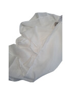 Damen Loop Schal Creme, Schlauchschal dünn, Halstuch Rundschal weiche Viskose /Baumwolle